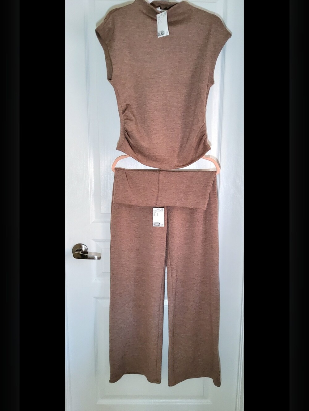 H&M Brown Two‑Piece Lounge Set – NWT – Y2K Inspired